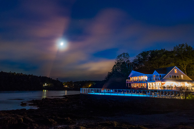 Linekin Bay Resort at Night
