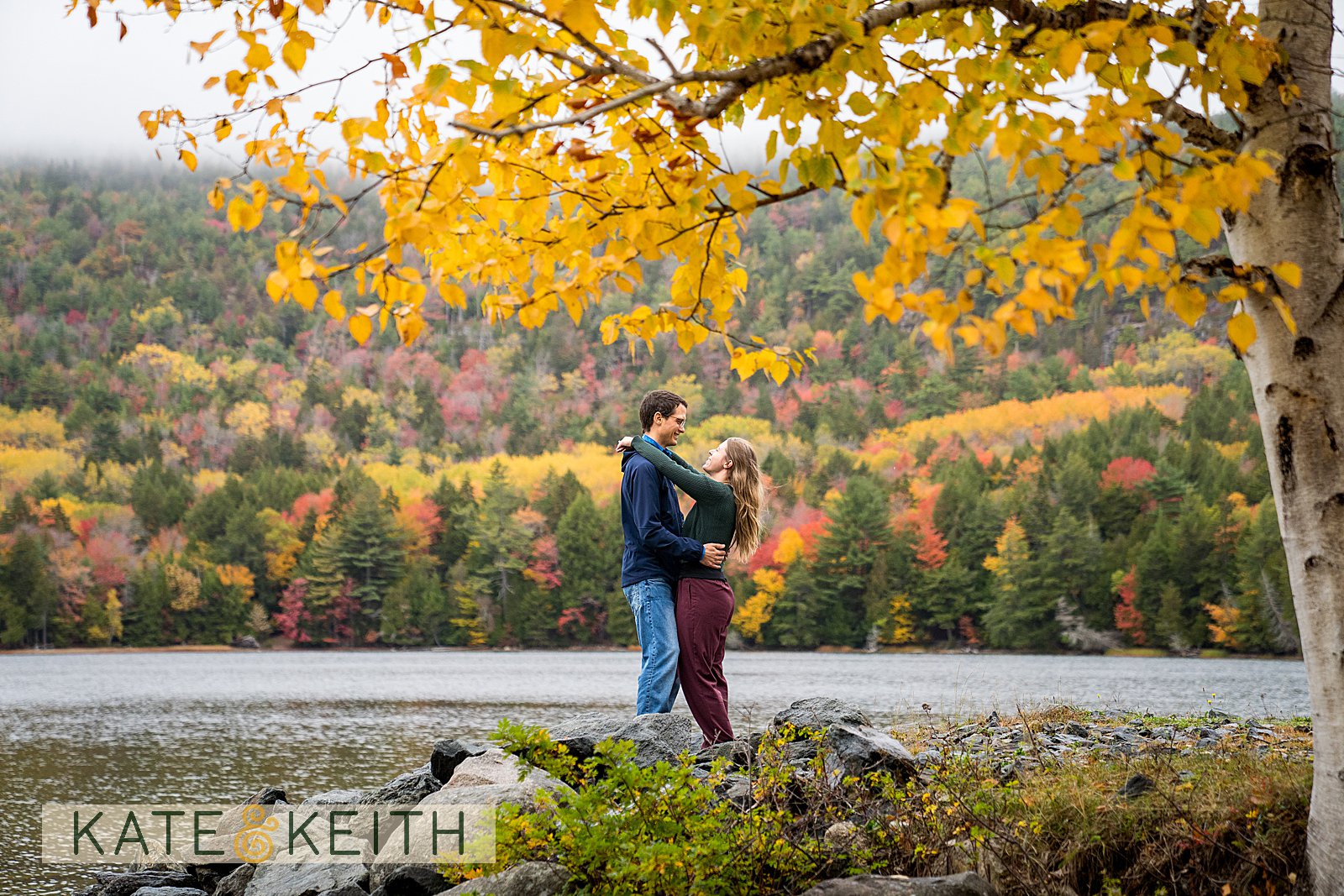 best fall foliage location in Acadia