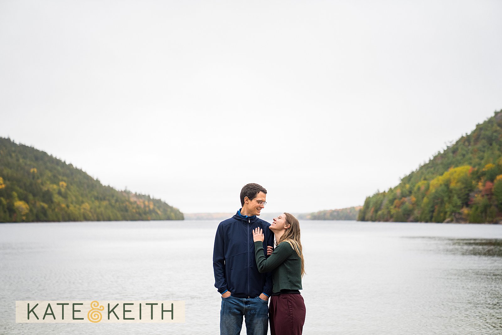 lakeside proposal in Acadia