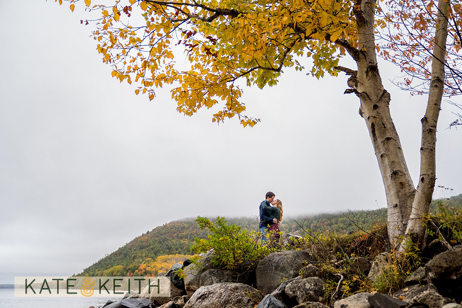 best fall proposal location in Acadia