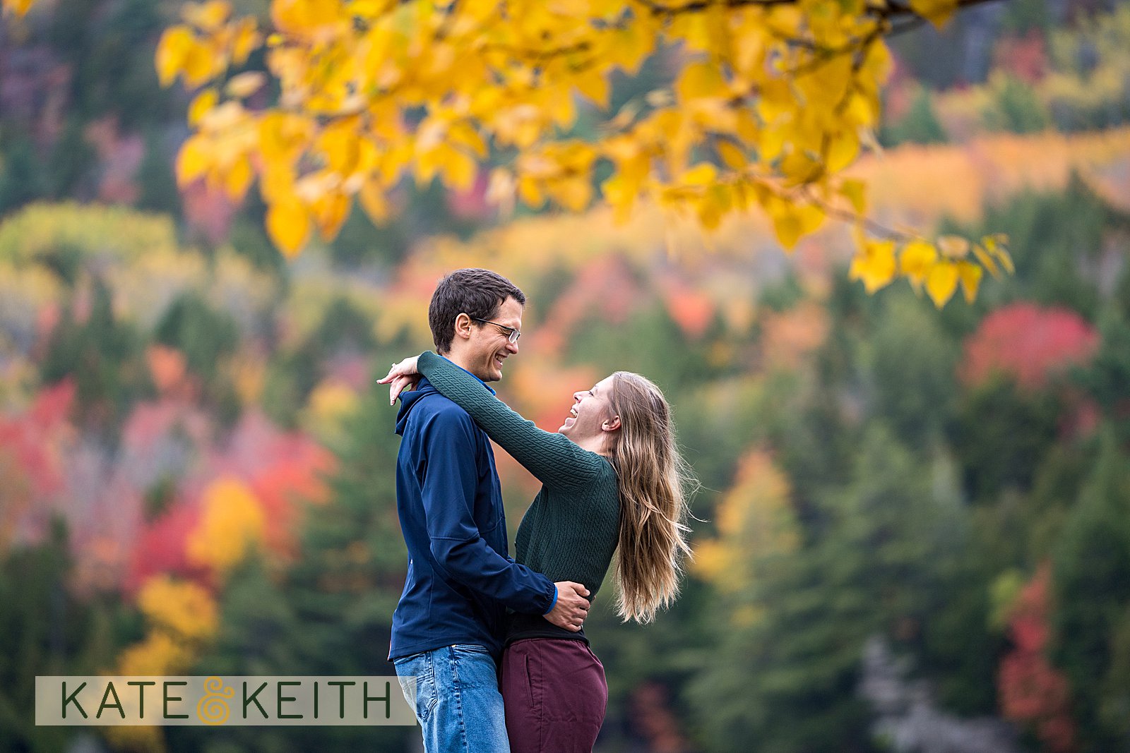 best foliage location in Acadia