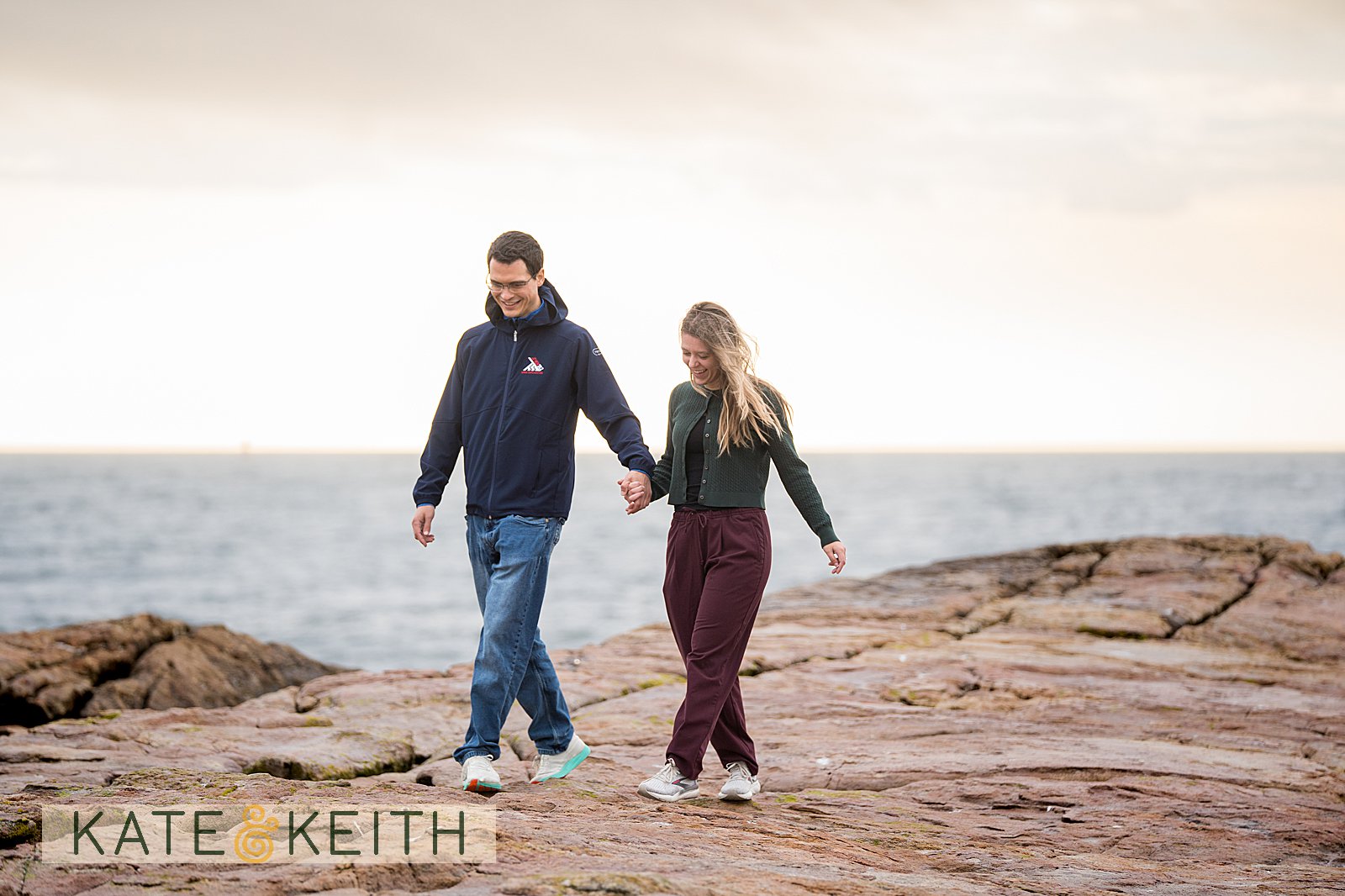 engagement photos in Acadia